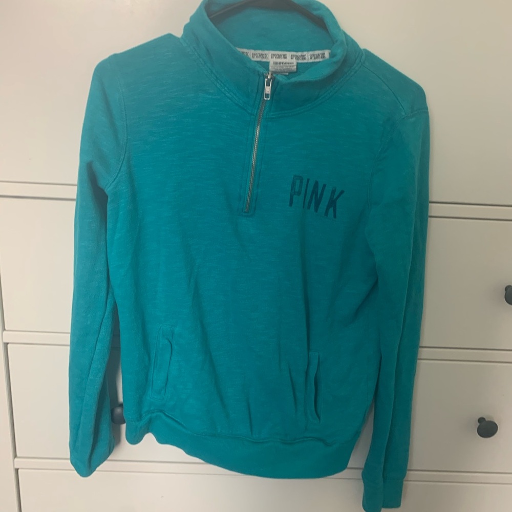 Teal PINK VS Quarter Zip